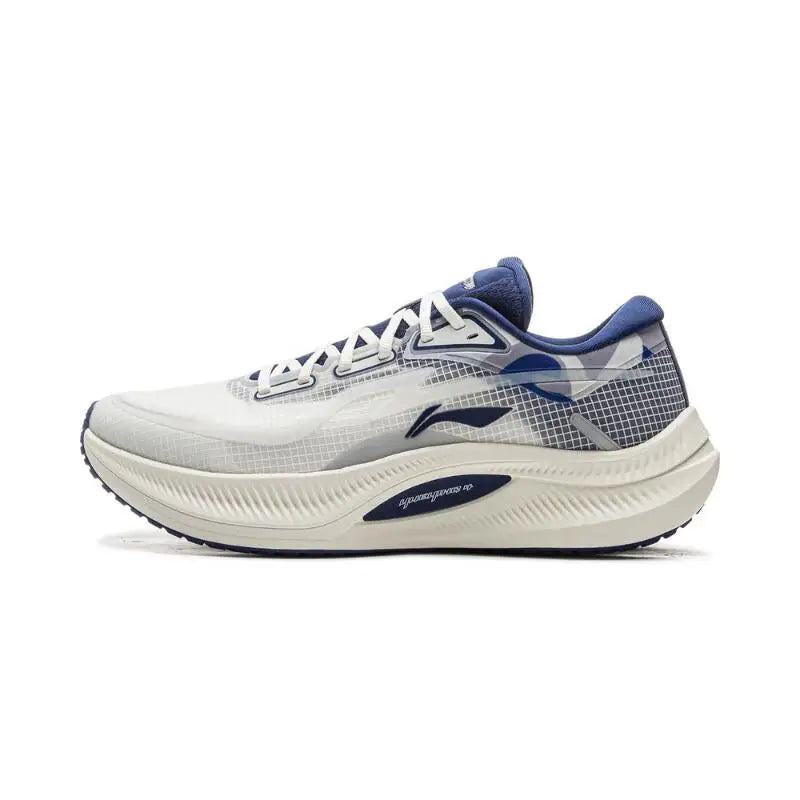 Li-Ning Men YUEYING 4 Cushion Running Shoes Comfort Light-weight LiNing Anti-Slippery Sport Shoes Wearable Sneakers ARHV001