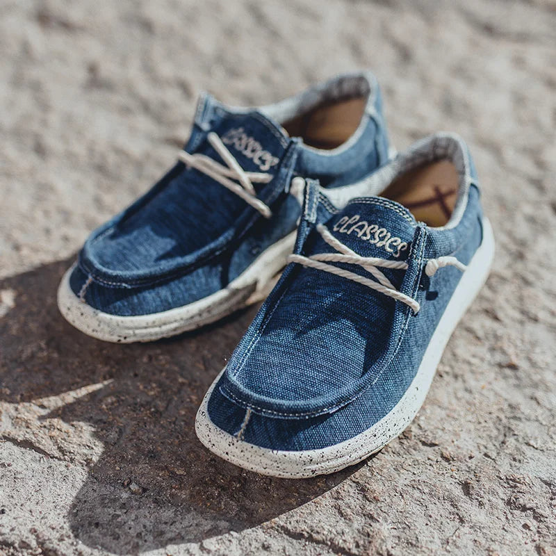 Blue Dude Shoes Men Canvas Loafers Breathable Non Leather Casual Lightweight Alpargatas Hombre Moccasins Plus Big Size 48 49 50