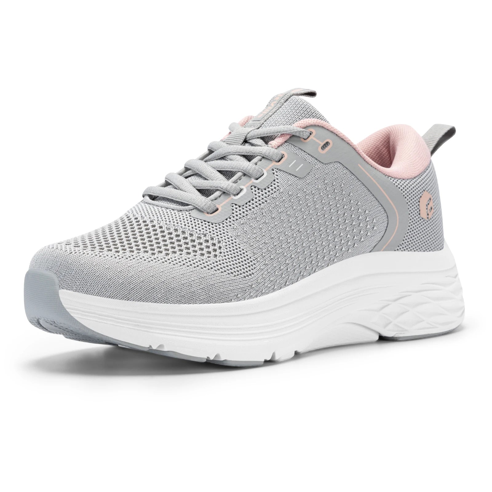 FitVille Women's Sport Shoes Max Cushioning Lightweight Sneakers Wide Width for Flat Foot Plantar Fasciitis Heel Pain Relief