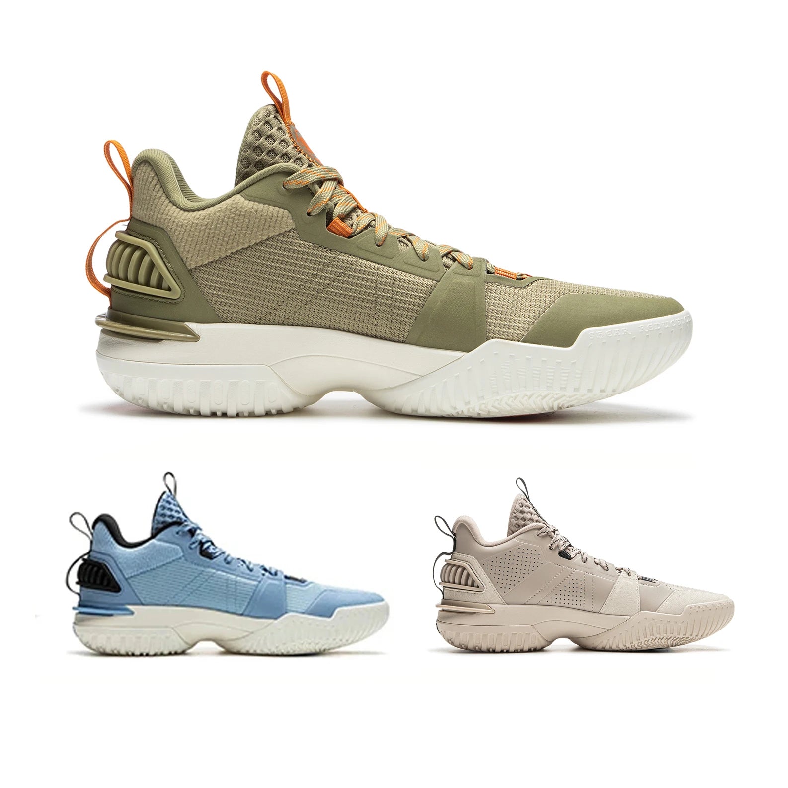 Li-Ning Men BAD5 STORM 2024 WNTR Outdoor Basketball Shoes LIGHT FOAM PLUS Cushion TUFF OS Wearable LiNing Sneakers ABFU051