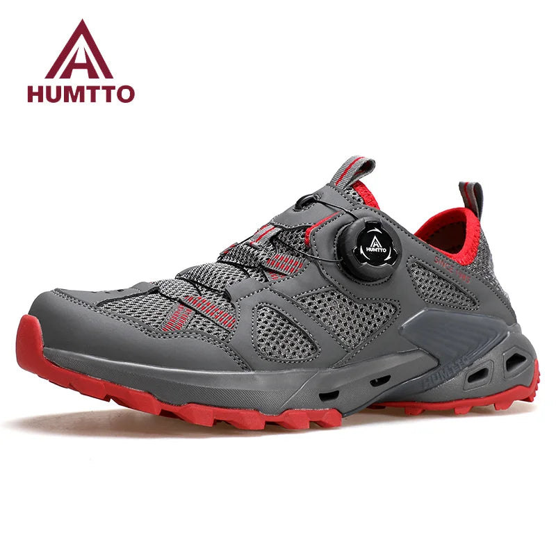 HUMTTO Water Shoes Women Outdoor Breathable Mesh Hiking Sneakers Summer Trail Running Shoes for Camping Women's Walking Sneaker