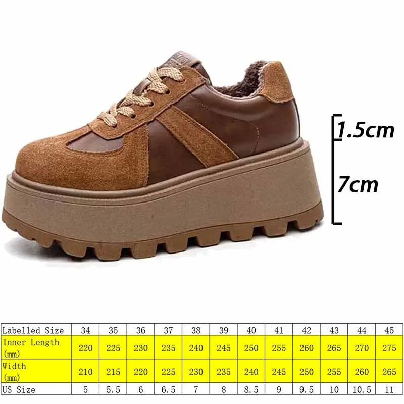 Fujin 8.5cm Women Luxury Microfiber Genuine Leather Platform Wedge Pumps Comfy Ankle Booties Spring Autumn Ankle Boots Shoes