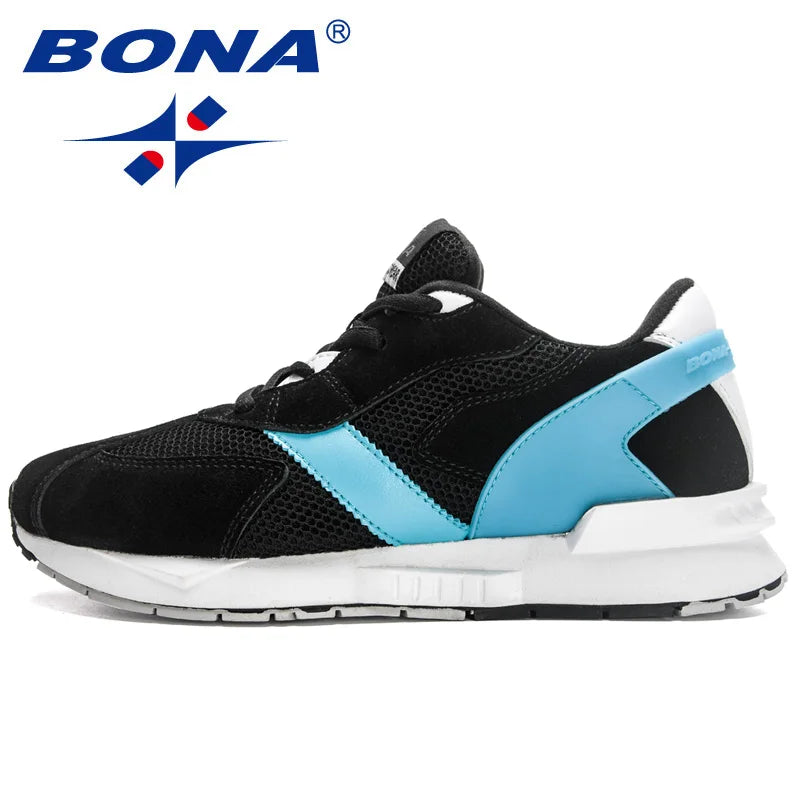 BONA 2023 New Designers Running Shoes Women Breathable Mesh Outdoor Light Weight Sports Shoes Casual Walking Sneakers Ladies