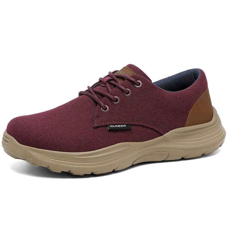 Men's Casual Shoes Canvas Breathable Loafers lightweight Platform Comfortable Outdoor Walking Shoes Classic Men Shoes Sneakers