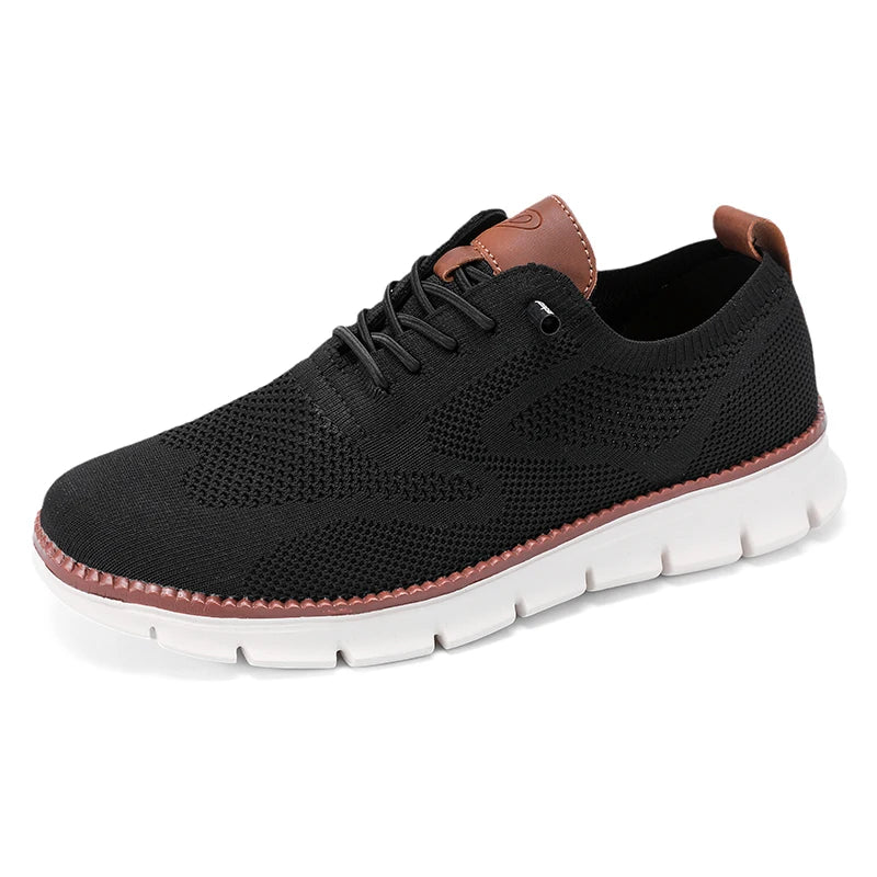 Plus Big Size 50 51 52 53 54 Mens Stylish Mesh Shoes Brogues Loafers Summer Lightweight Breathable Non-Leather Casual Shoes