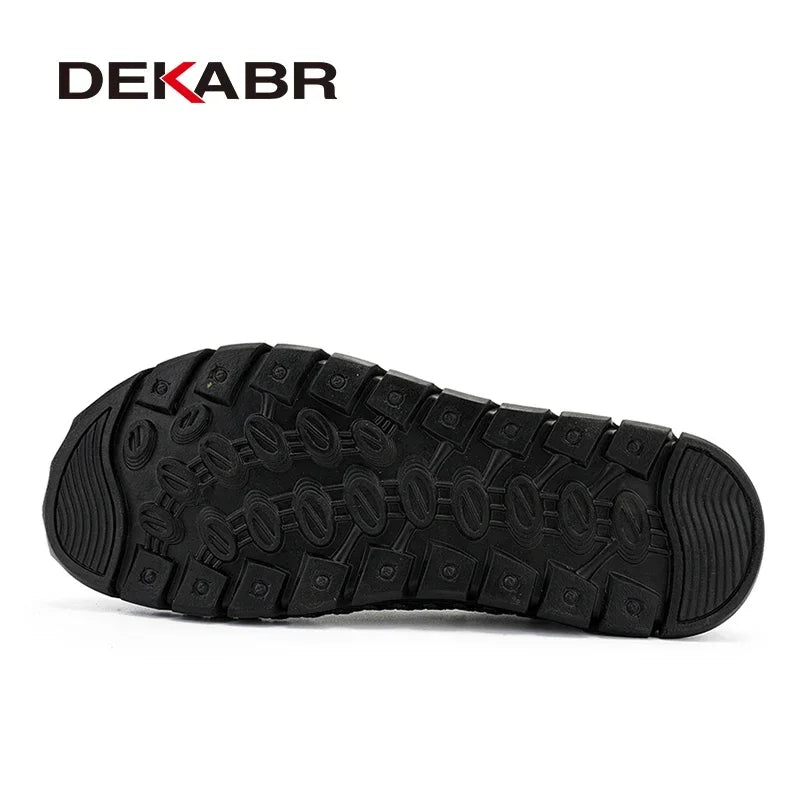 DEKABR Designer Comfortable Casual Men Shoes Summer Mesh Breathable Outdoor Driving Non-Slip Shoes Men Plus Size 39-48