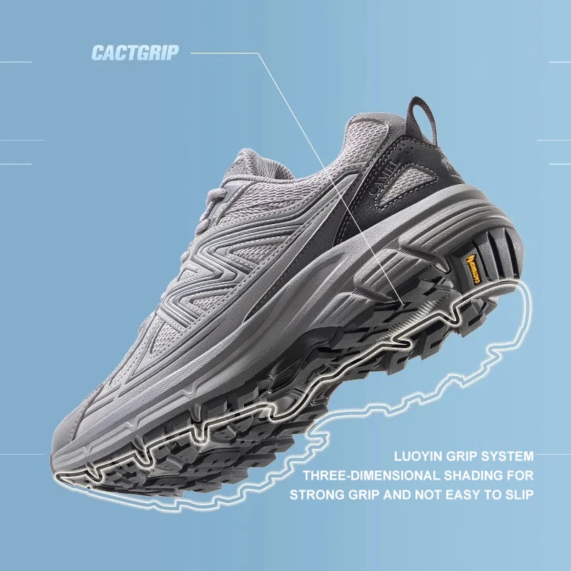 GOLDEN CAMEL Panlong 3rd Generation Outdoor Hiking Shoes Women and Men Breathable Non-slip Climbing Shoes for Men Non-slip