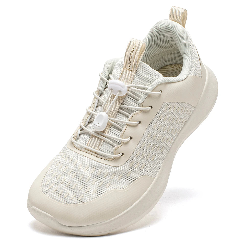HOBIBEAR Wide Toe Running Shoes for Men Women Elastic Band Non Slip Sneakers Comfortable Walking Shoes