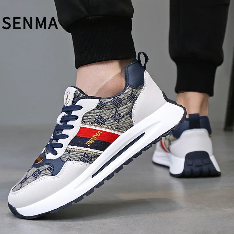 Chaussures de luxe SENMA pour hommes, chaussures décontractées pour hommes, chaussures de skateboard pour hommes, baskets à plateforme rétro, chaussures de sport unisexes pour femmes, baskets