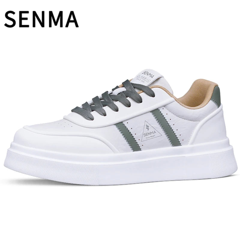 SENMA Men's Shoes Thick Soled Casual Sports Shoes Lightweight Skateboarding Shoes Men's Sneakers Walking/Jogging/Tennis Shoes