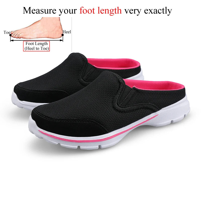 Summer Half Shoes For Men Women Slides Slippers Slip On Shoes Couples Plus Size 47 48 Lightweight For Dropshipping