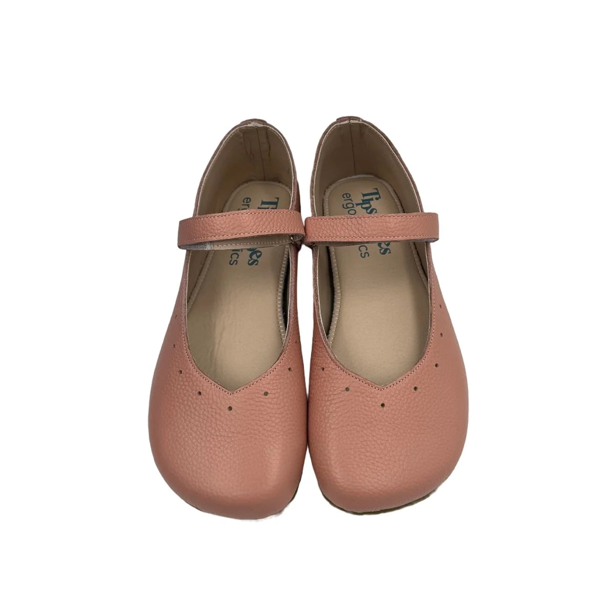 Tipsietoes 2025 Sprinng Autumn Barefoot Genuine Leather Ballerina Mary Jean Women With Flat Soft Sole Zero Drop Wider Toes Box