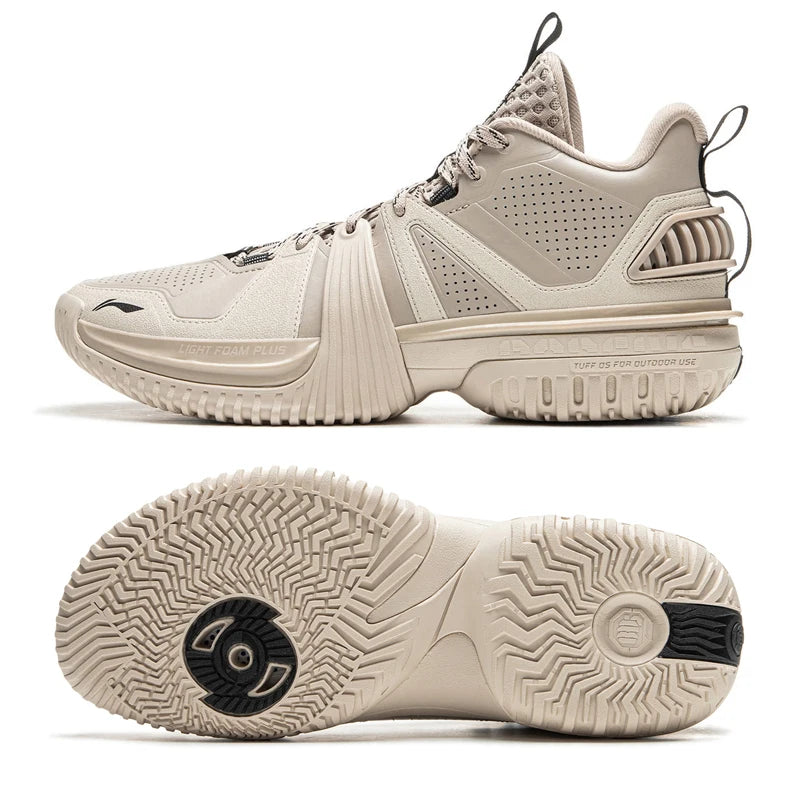 Li-Ning Men BAD5 STORM 2024 WNTR Outdoor Basketball Shoes LIGHT FOAM PLUS Cushion TUFF OS Wearable LiNing Sneakers ABFU051