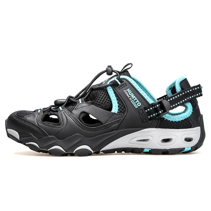 HUMTTO Summer Hiking Shoes Breathable Trekking Shoes Womens Outdoor Water Sneakers for Women Quick Drying Beach Barefoot Sandals