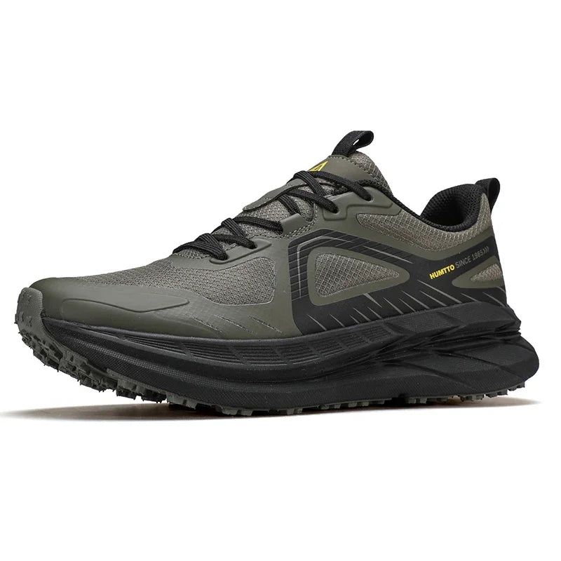 HUMTTO Breathable Gym Running Shoes for Men Cushioning Sneakers Black Trainers Man Luxury Designer Marathon Men's Sports Shoes