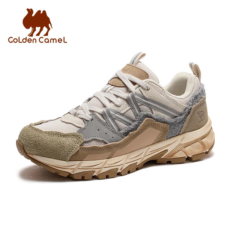 GOLDEN CAMEL Hiking Shoes Women and Men Sports Shoes Anti-slip Lightweight Professional Outdoor Climbing Shoes for Men Autumn