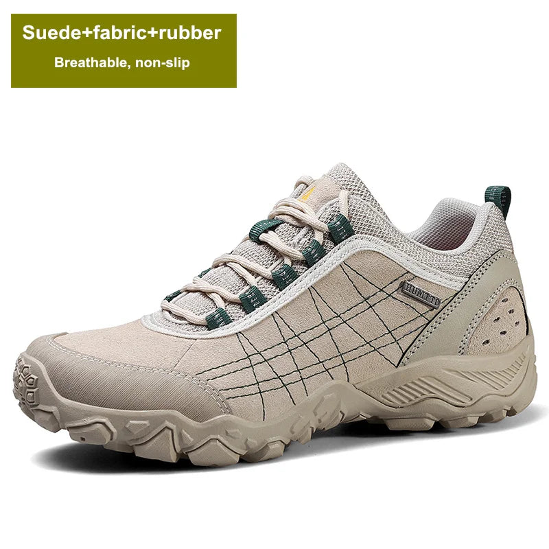 HUMTTO Waterproof Shoes for Women Outdoor Womens Hiking Shoes Luxury Designer Breathable Sports Trekking Climbing Sneakers Woman