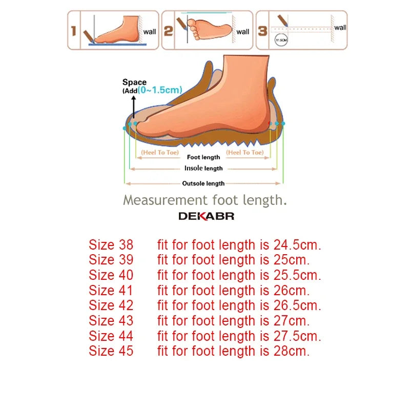 DEKABR New Man Genuine Leather Loafers Men Moccasin Sneakers Flat High Quality Causal Men Shoes Footwear Boat Shoes Size 38-45