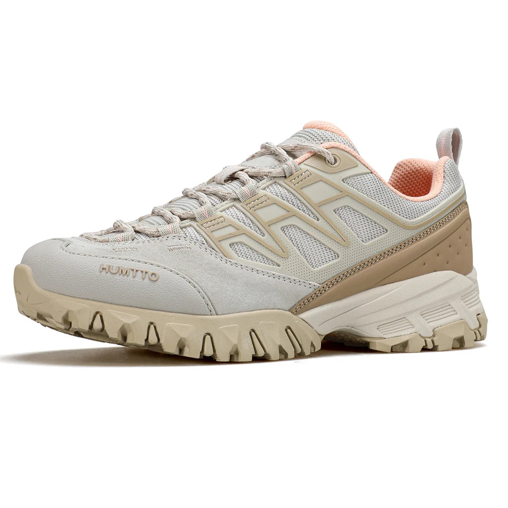 HUMTTO Leather Hiking Boots for Women Winter Outdoor Waterproof Woman Treeking Shoes Climbing Mountain Hunting Walking Sneakers