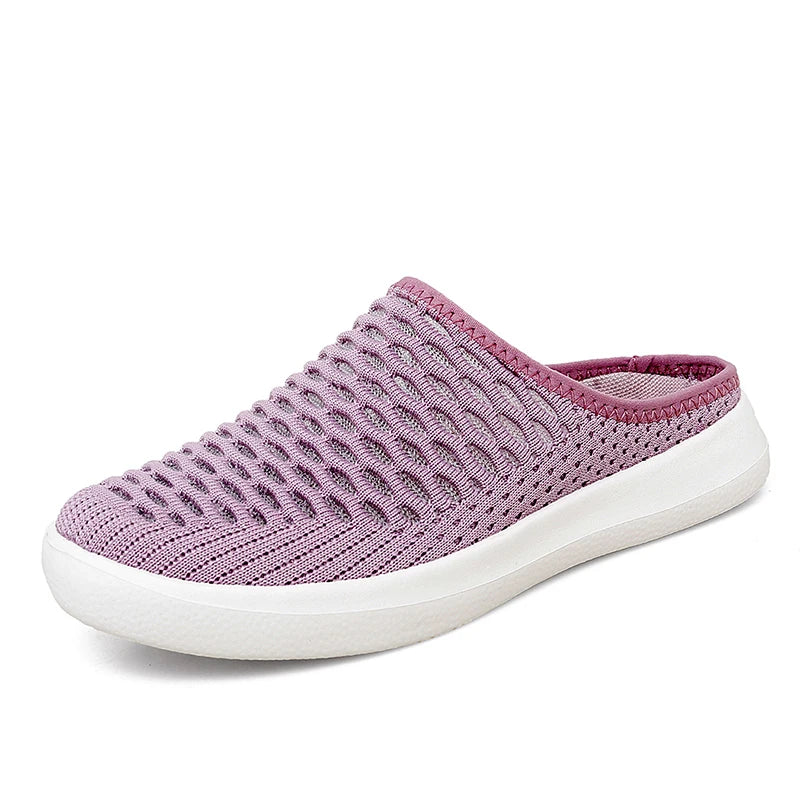 Men Half Shoes Slippers Slides Summer Mesh Shoes Unisex Women Indoor Outdoor Lightweight Plus Big Size 49 50 51 52 53 54