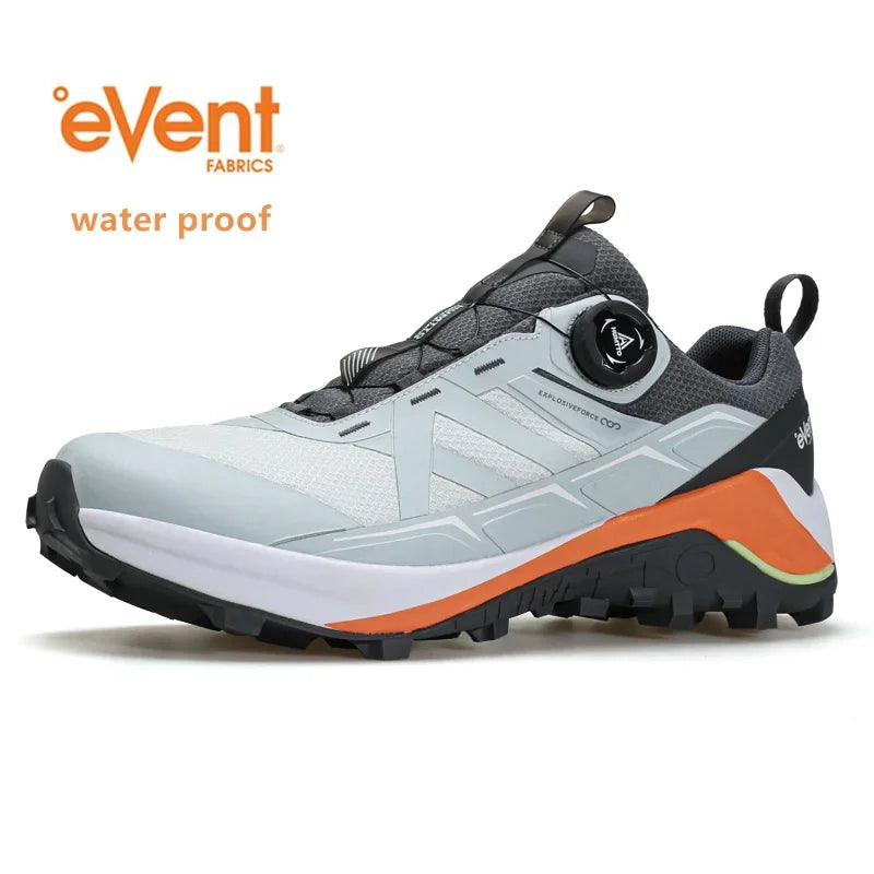 HUMTTO Chaussures de randonnée imperméables pour hommes, bottes de trekking respirantes, chaussures de sport pour camping en plein air, baskets d'hiver antidérapantes pour hommes