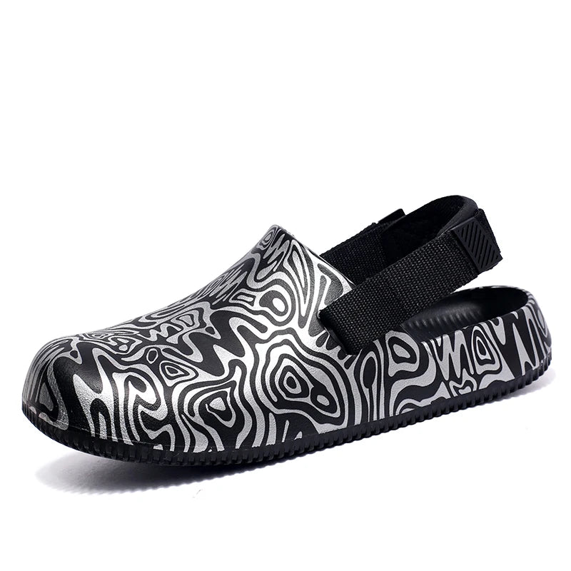 STRONGSHEN Men Sandals Camouflage EVA Slippers Garden Platform Sandals Summer Couple Sneakers Outdoor Flip Flops Home Clogs