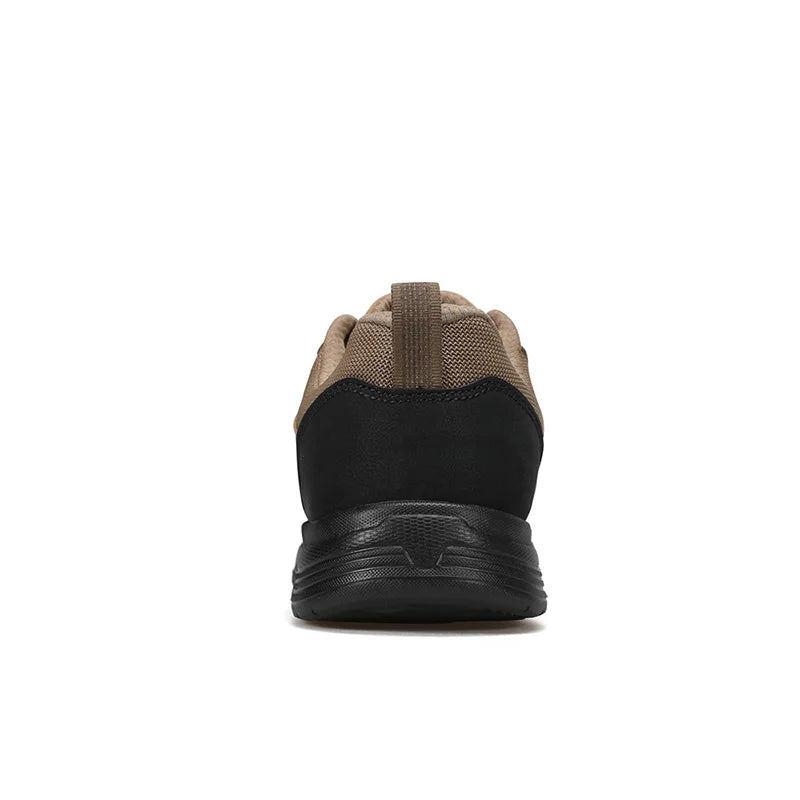 Chaussures de randonnée HUMTTO antidérapantes pour hommes, baskets de sport décontractées en cuir, bottes de trekking respirantes pour hommes