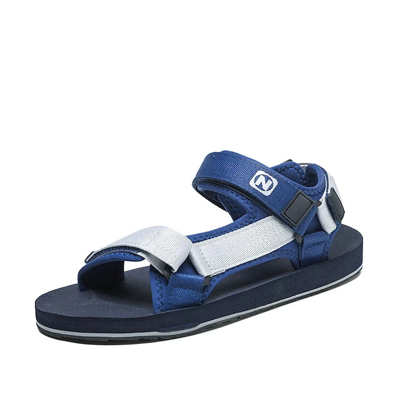Sandales plates style gladiateur pour hommes, chaussures ouvertes, chaussures romaines, sandales décontractées d'été, réglables, respirantes, légères, grandes tailles 50, 51, 52