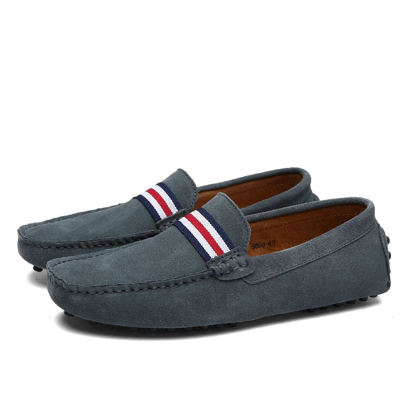 Plus Big Size 50 51 52 53 Mens Suede Leather Slip On Loafers Casual Shoes Driving Moccasins Mocasines Hombre Lofer Man Loafer