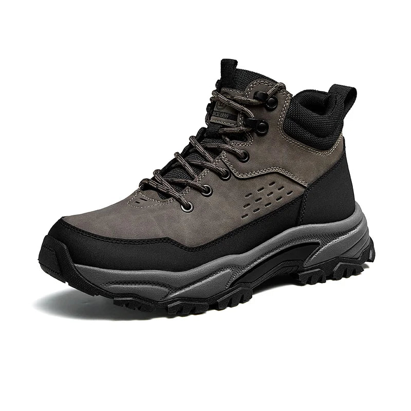 GOLDEN CAMEL Hiking Shoes Anti-slip Wear-resistant Sports Shoes Casual Outdoor High-top Trekking Shoes for Men 2024 Autumn New