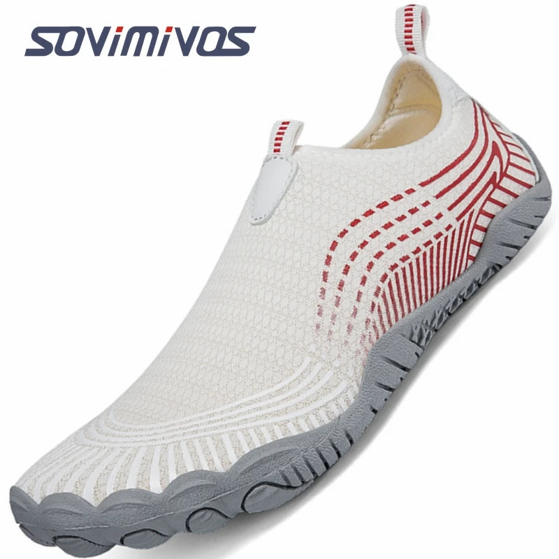 Unisex Barefoot Shoes for Men Women Wide Toe Beach Walking Sneakers Zero Drop Outdoor Elastic Band Running Beach Slipper Sandals