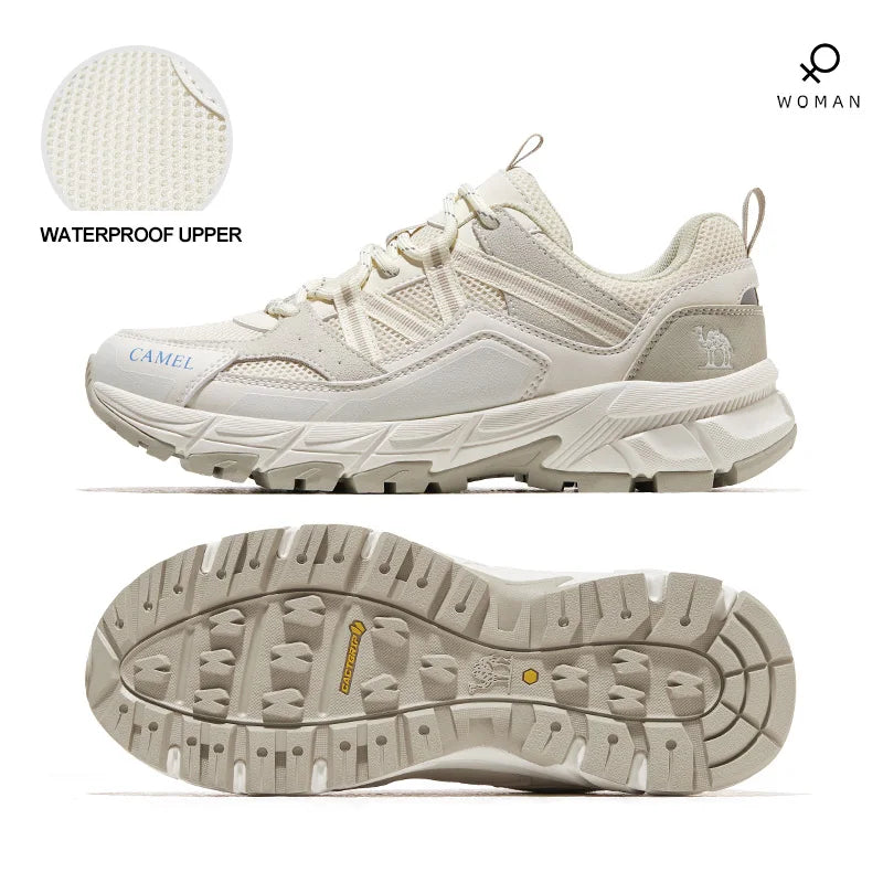 GOLDEN CAMEL Hiking Shoes Women and Men Sports Shoes Anti-slip Lightweight Professional Outdoor Climbing Shoes for Men Autumn