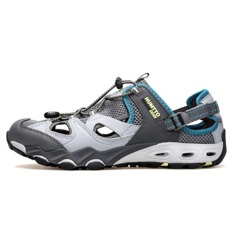 HUMTTO New Big Size Water Shoes for Men Summer Outdoor Hiking Shoes Breathable Trekking Aqua Fishing Beach Sandals Sneakers Mens