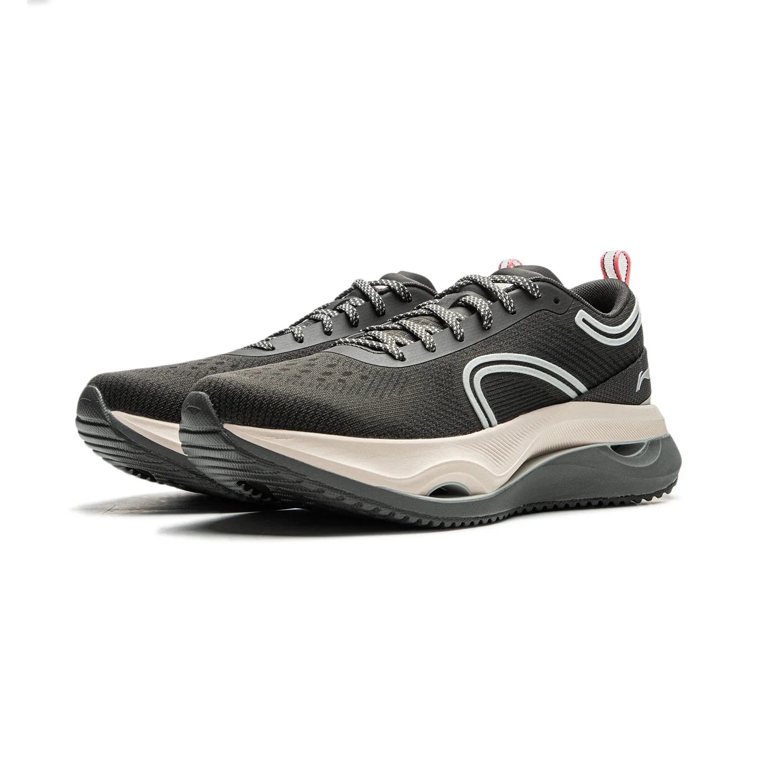 Li-Ning Women JING HONG Cushion Running Shoes Stable Support Comfortable LiNing CLOUD Fitness Wearable Sports Sneakers ARHU018