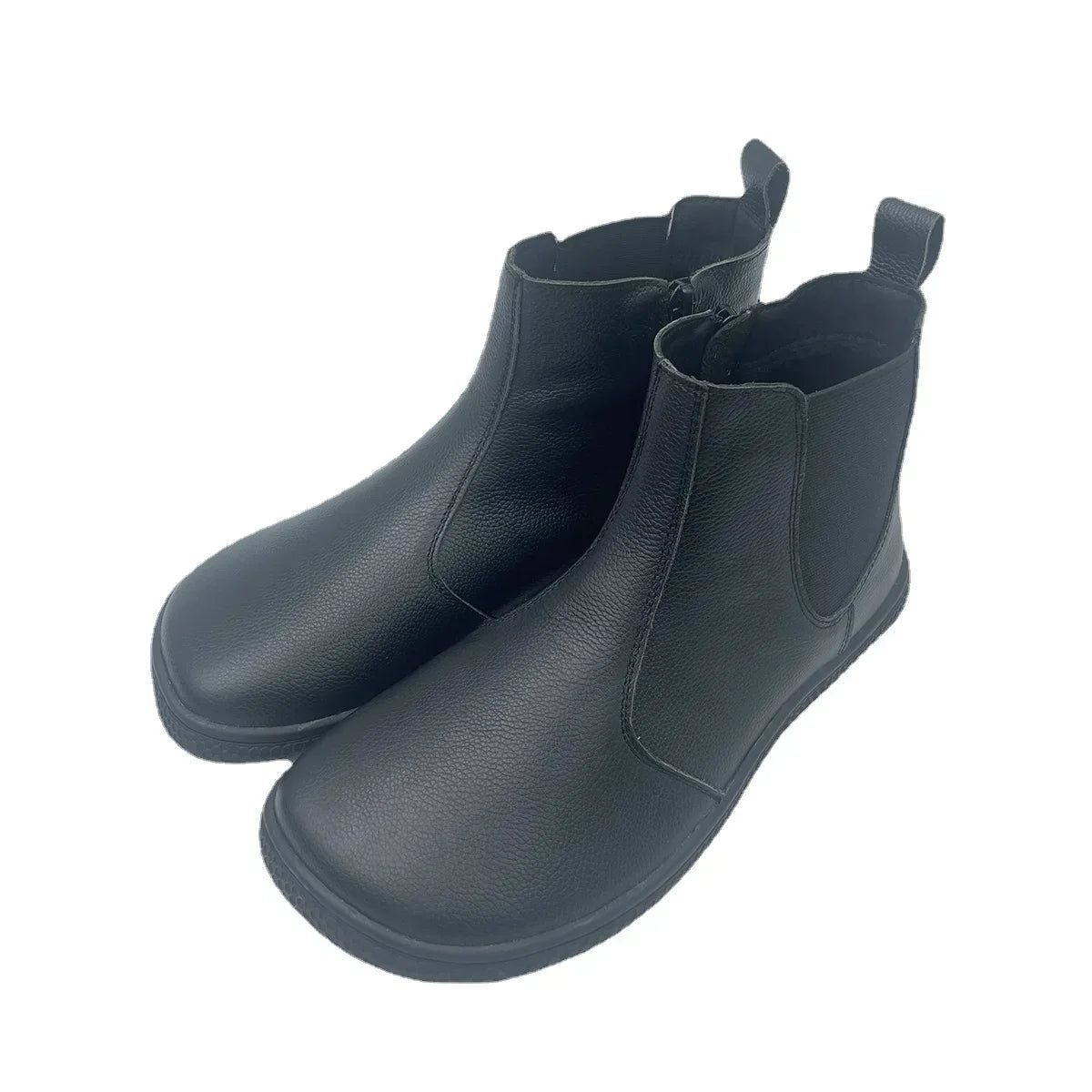 Tipsietoes Chelsea Barefoot Autumn Spring Boots With Leather Linning Inside For Women Zero Drop Sole Light Weight Wider Toe Box