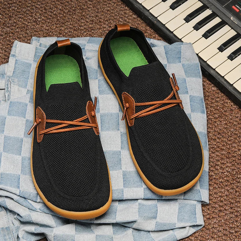 Plus Big Size 51 52 53 54 Wide Box Barefoot Shoes Men Minimalist Zero Drop Breathable Mesh Shoes Outdoor Trail Running Walking