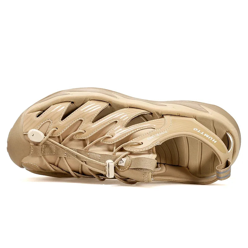 HUMTTO Chaussures de randonnée Sandales d'été pour hommes Respirantes en plein air Eau Plage Hommes Sandales Escalade Séchage rapide Aqua Baskets Homme