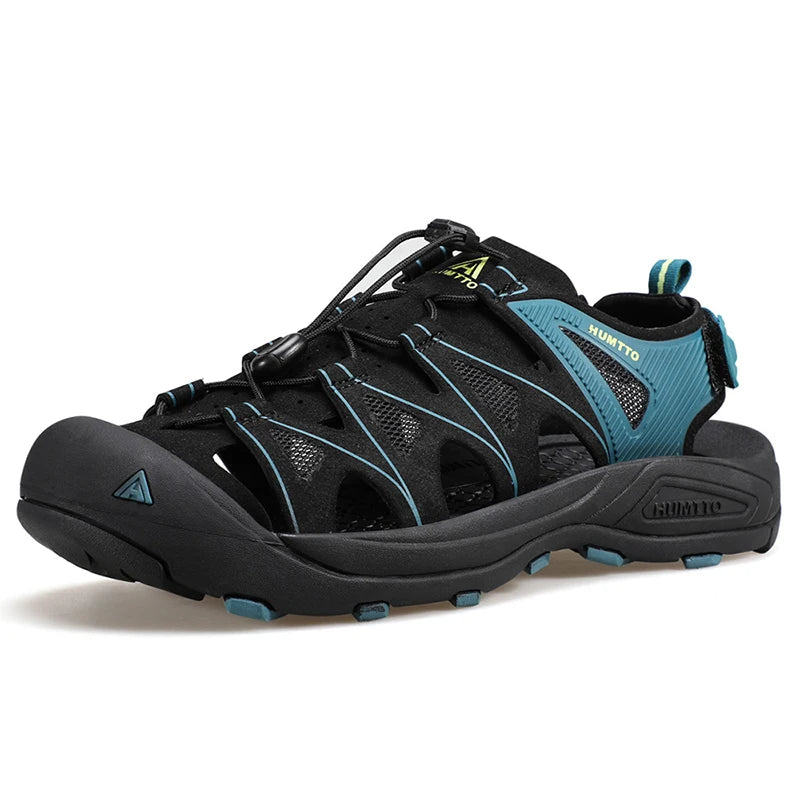 HUMTTO Chaussures aquatiques pour hommes, sandales de plage respirantes pour l'été, sandales de randonnée en plein air, camping, pêche, escalade, baskets pour hommes