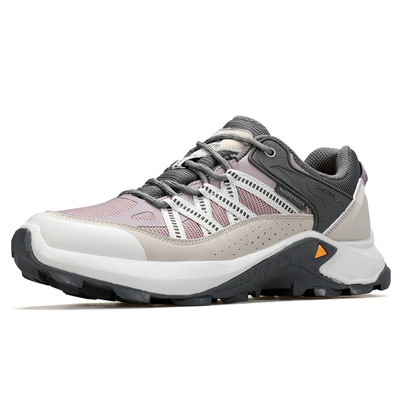 HUMTTO Leather Hiking Boots for Women Winter Outdoor Waterproof Woman Treeking Shoes Climbing Mountain Hunting Walking Sneakers