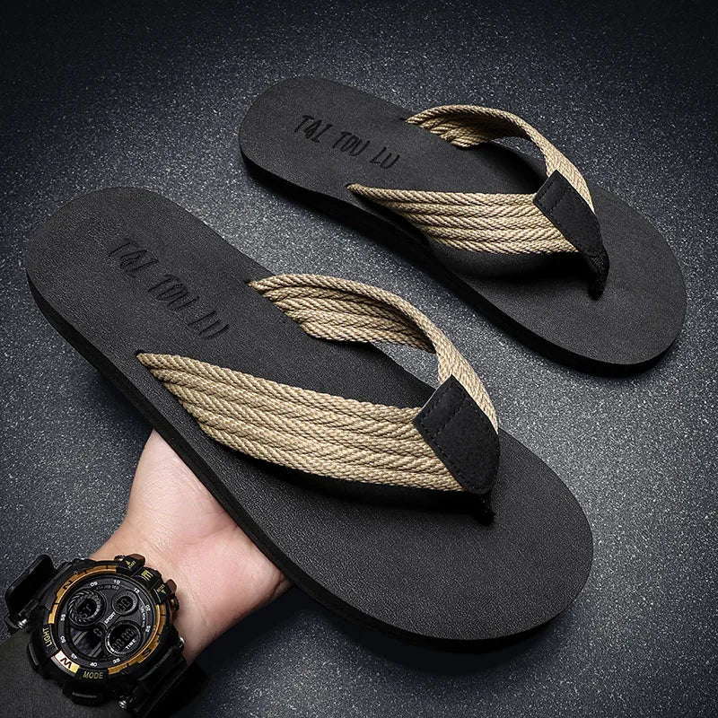 Tongs pour hommes, grandes tailles 49, 50, 51, 52, pantoufles, chaussures d'intérieur et d'extérieur, pour la plage
