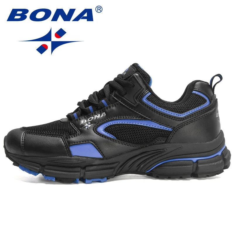 BONA  New Designers Running Shoes Breathable Outdoor Sports Shoes Women Lightweight Sneakers Ladies Comfort Athletic Shoes