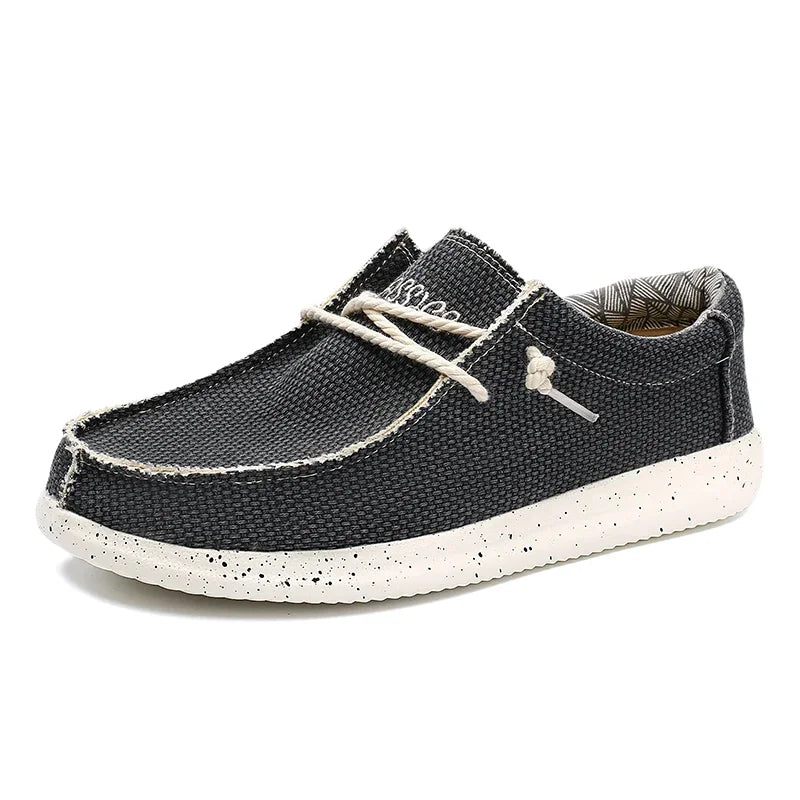 Blue Dude Shoes Men Canvas Loafers Breathable Non Leather Casual Lightweight Alpargatas Hombre Moccasins Plus Big Size 48 49 50