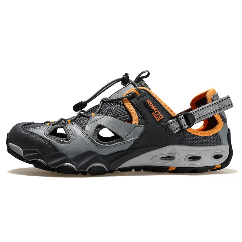 HUMTTO New Big Size Water Shoes for Men Summer Outdoor Hiking Shoes Breathable Trekking Aqua Fishing Beach Sandals Sneakers Mens