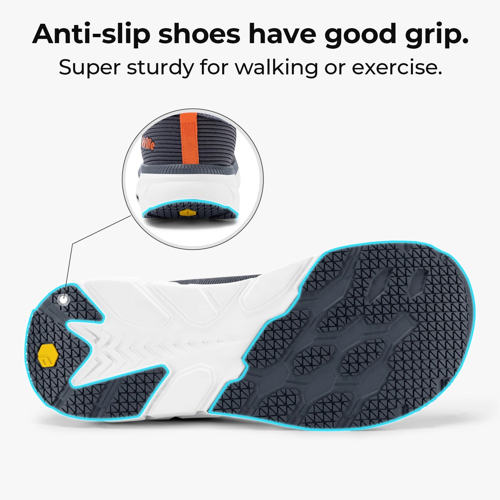 Wide Toe Box Men'S Shoes Cushioned Extra Wide Width Non Slip Running Shoe Comfortable Lightweight Sneakers For Fat Feet