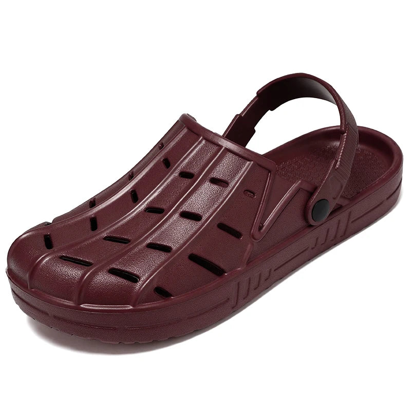 Sandales en caoutchouc pour hommes, sabots, chaussures de plage et de jardin pour pieds larges, grandes tailles 50, 51, 52, 53, 54, 55, 56, 57, 58