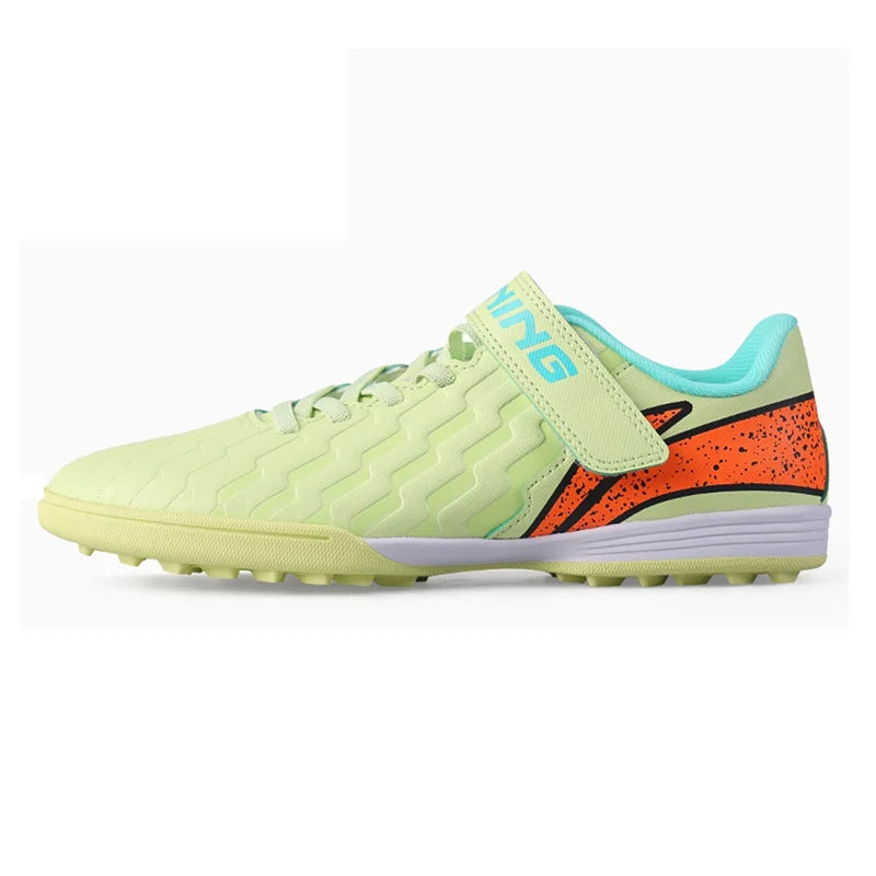Li-Ning Kids Soccer Shoes Cushion Boys Child Sports Shoes Stable Support Wearable LiNing Comfortable Football Sneakers YKGU010