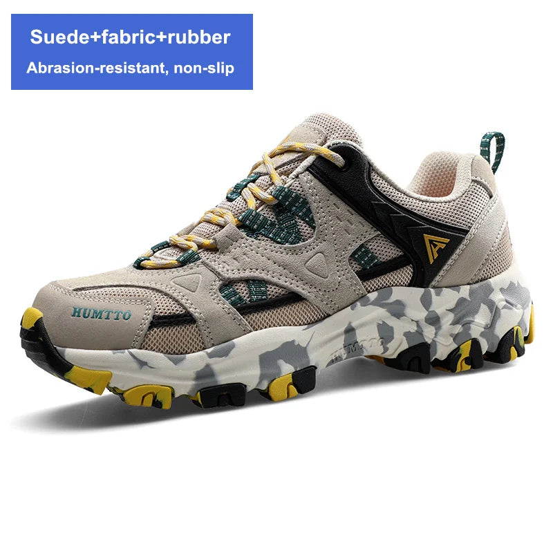 HUMTTO Waterproof Shoes for Women Outdoor Womens Hiking Shoes Luxury Designer Breathable Sports Trekking Climbing Sneakers Woman
