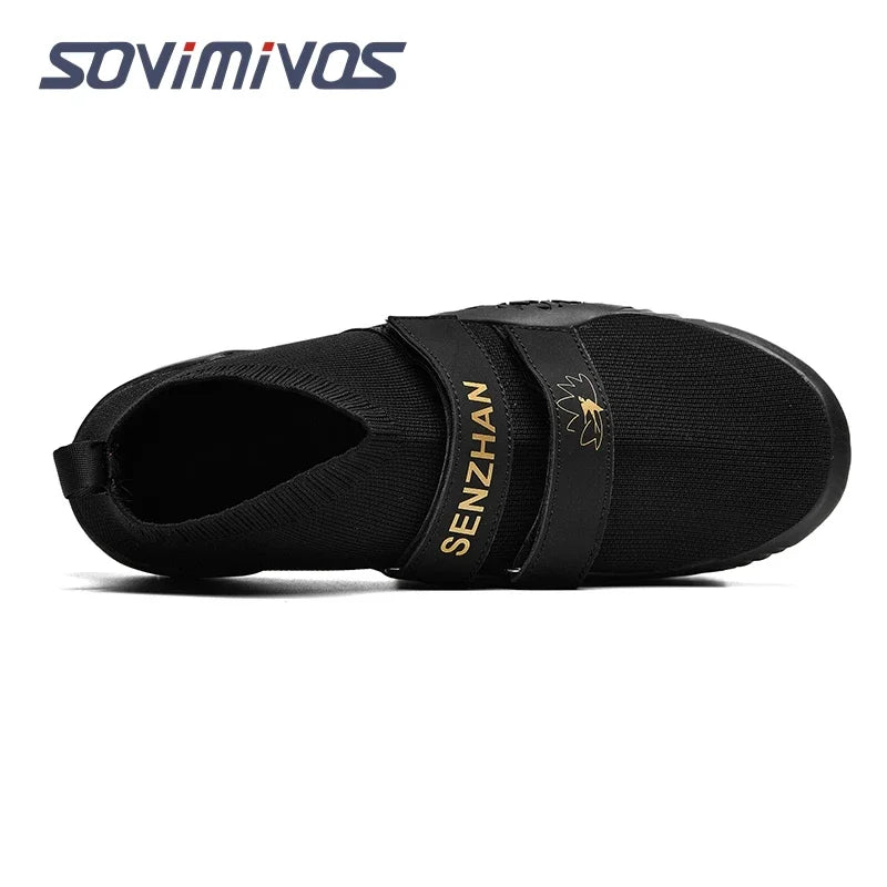 Weightlifting Squat Shoes for Men Women Weight Lifting Shoes for Powerlifting Deadlifting Crossfit Strap Lace-Up Gym Non-Slip