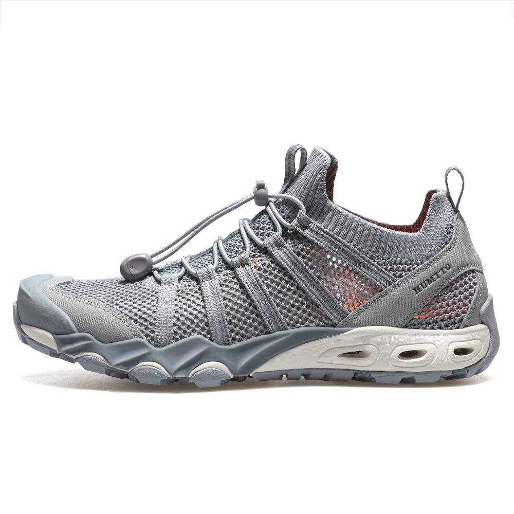 HUMTTO Summer Wading Shoes Mens Breathable Beach Water Sneakers for Men 2022 Sports Sandals Trekking Outdoor Man Hiking Shoes