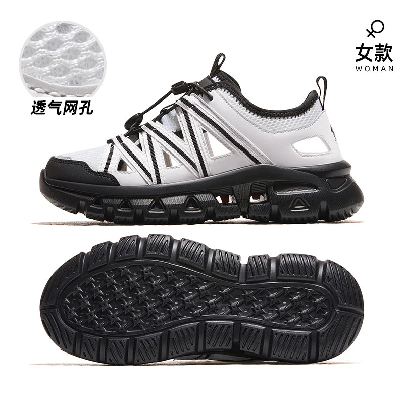 GOLDEN CAMEL Hiking  Shoes for Women Summer Beach Sandals Seaside Breathable lightweight Mesh Sports Closed Toe Sandal Men 2024